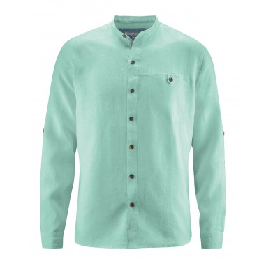 Chemise col mao - Pur chanvre