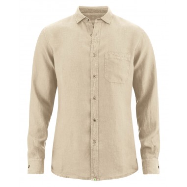 Very fine pure hemp shirt - Chest pocket