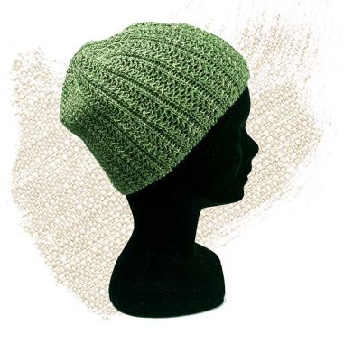 Pure hemp knit hat