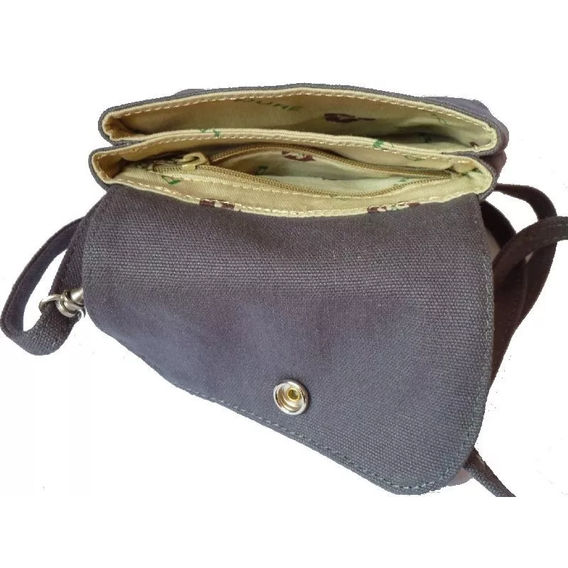 Mini borsa donna o canapa bambino e cotone biologico