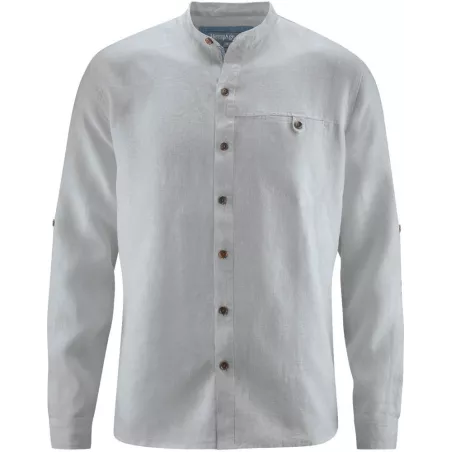 Chemise col mao - Pur chanvre