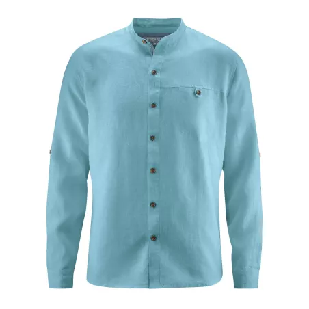 Mao Kragen Hemd - Pure Hanf