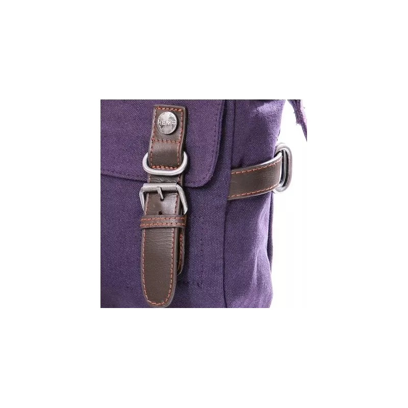 Hemp canvas shoulder pocket