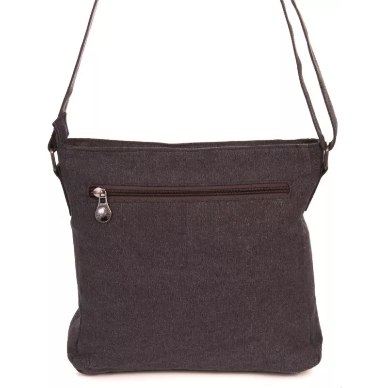 Bolsa de hombro de cáñamo y algodón orgánico