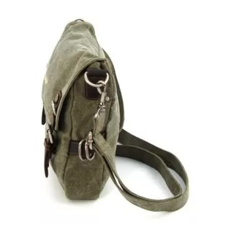 Pochette bandoulière en toile de chanvre