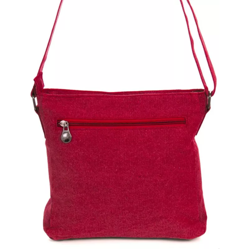 Sac bandoulière toile chanvre et coton bio