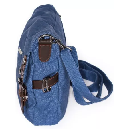 Hemp canvas shoulder pocket