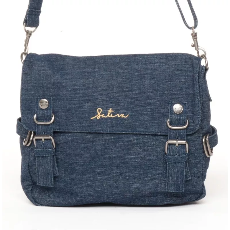 Hemp canvas shoulder pocket