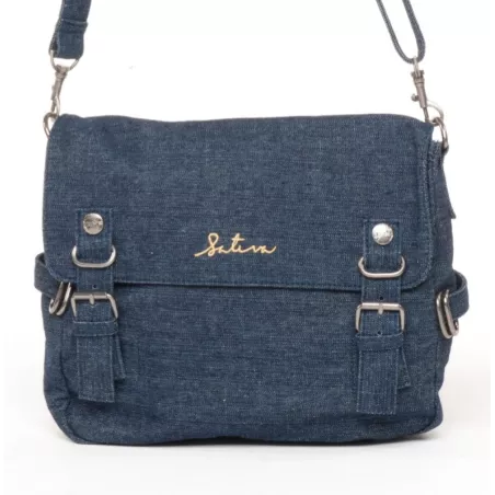 Hemp canvas shoulder pocket