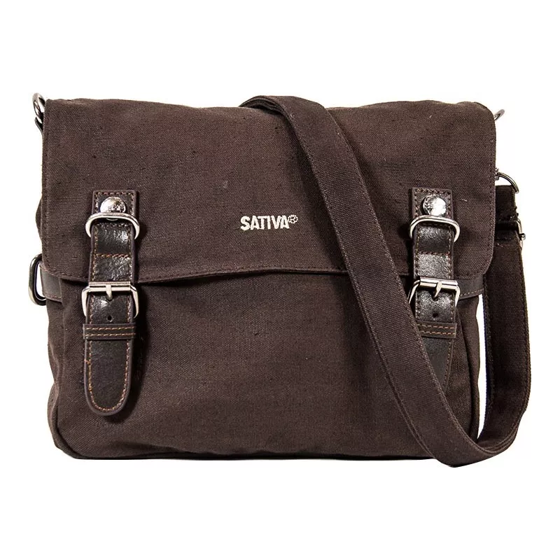 Hemp canvas shoulder pocket