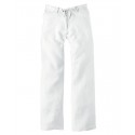 Pantalon bio blanc femme 