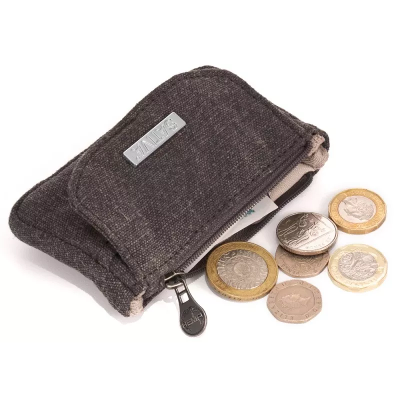 Purse 3 pockets - Organic cotton hemp