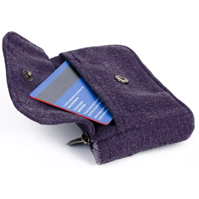 Purse 3 pockets - Organic cotton hemp