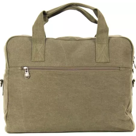 Große Reportertasche aus Hanf-Canvas und Bio-Baumwolle