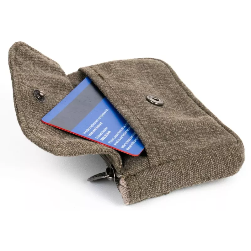 Purse 3 pockets - Organic cotton hemp