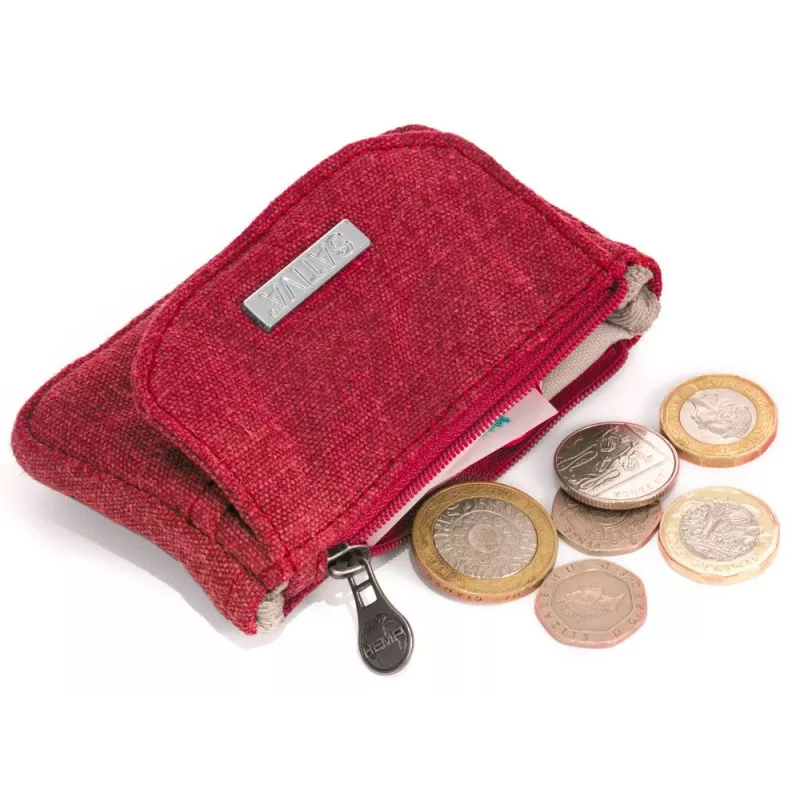 Purse 3 pockets - Organic cotton hemp