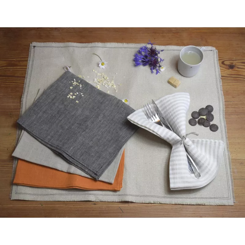 Asciugamano da tavolo pura canapa