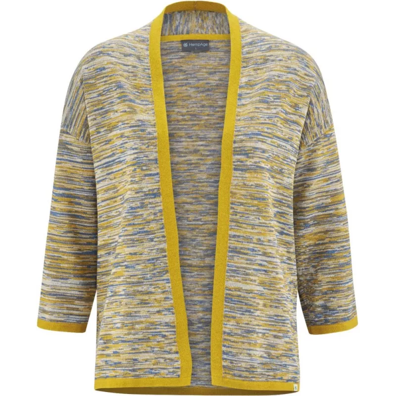 Organic cotton knit vest and hemp