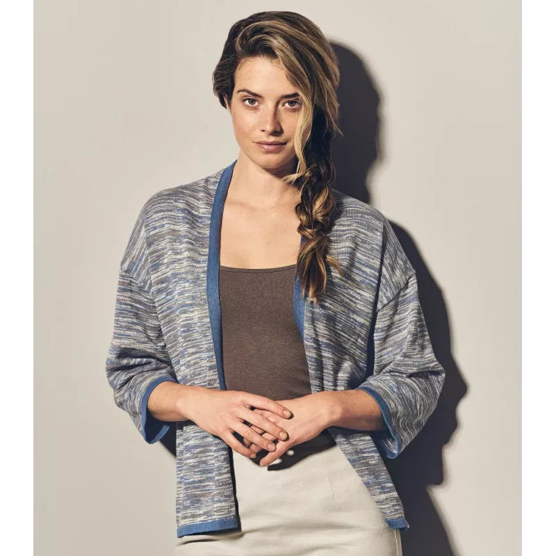 Organic cotton knit vest and hemp