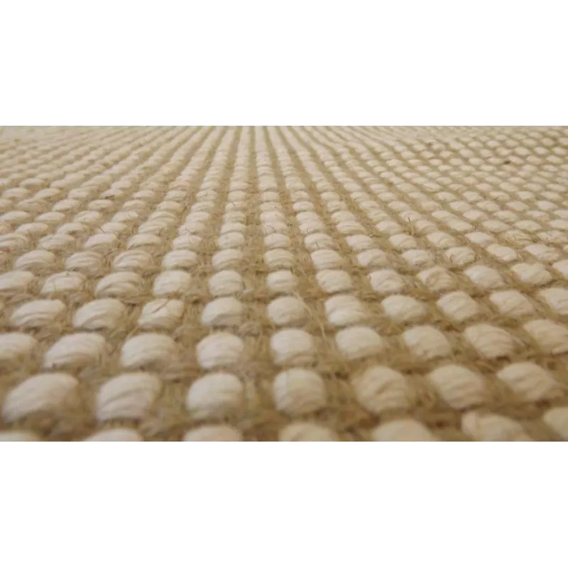 Hemp and wool carpet 120x180cm