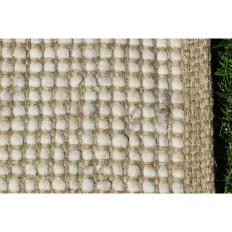 Hemp and wool carpet 120x180cm