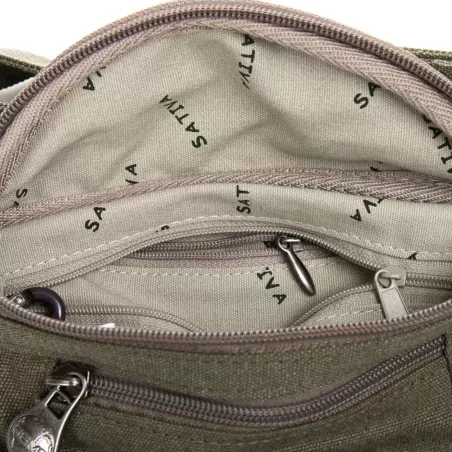 Cinturón de lona pequeño bolso de plátano