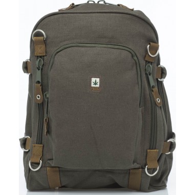 Backpack Pure ecologic canvas and leather