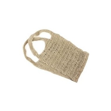 Hemp yarn crochet back glove