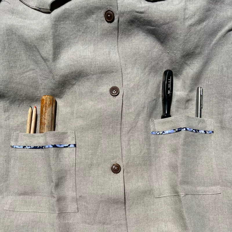 Handgefertigte 3/4-Schürze