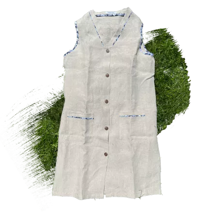 Apron 3/4 "Grand Mother" Handmade