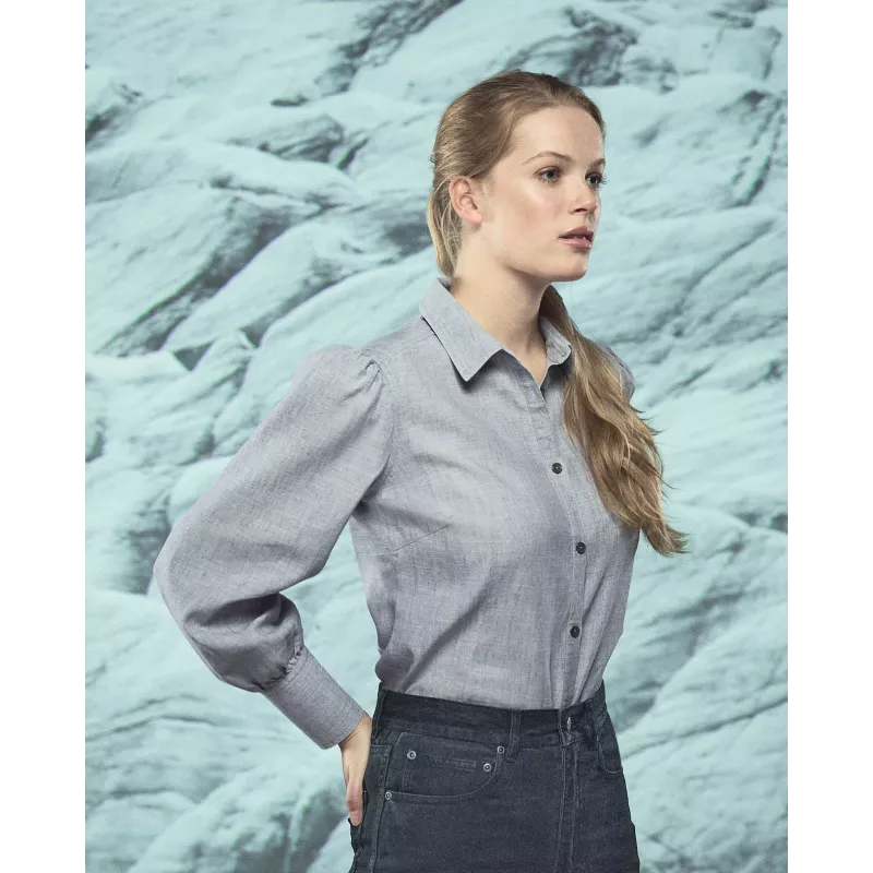 Woven Volantés Sleeve Blouse - HempAge