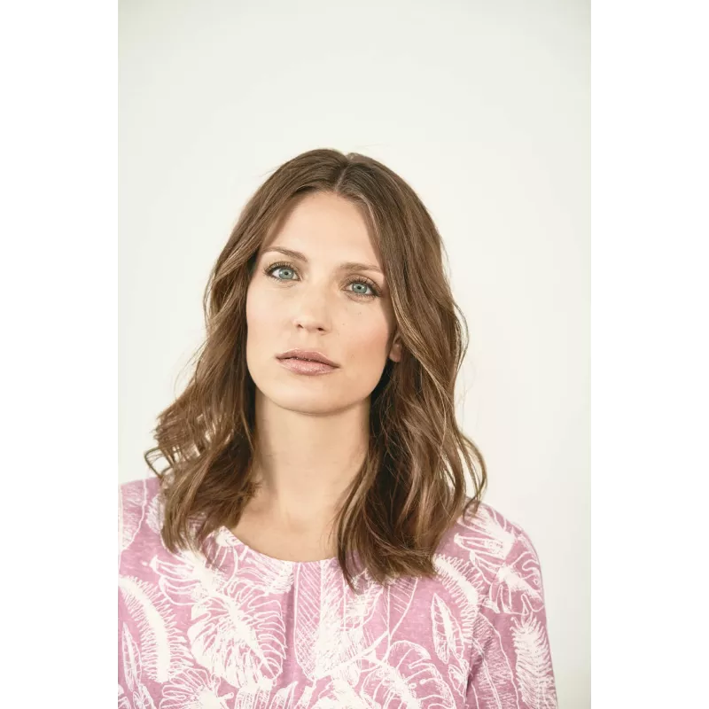 Exotic leaf print dress - HEMPING