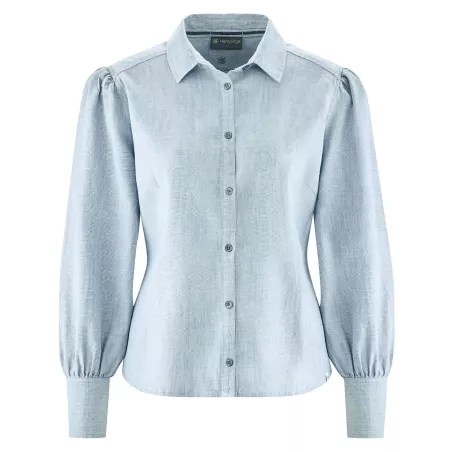 Woven Volantés Sleeve Blouse - HempAge