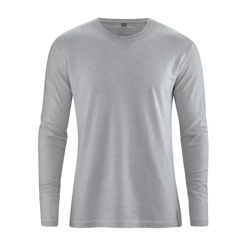 Camiseta de manga larga camiseta cáñamo