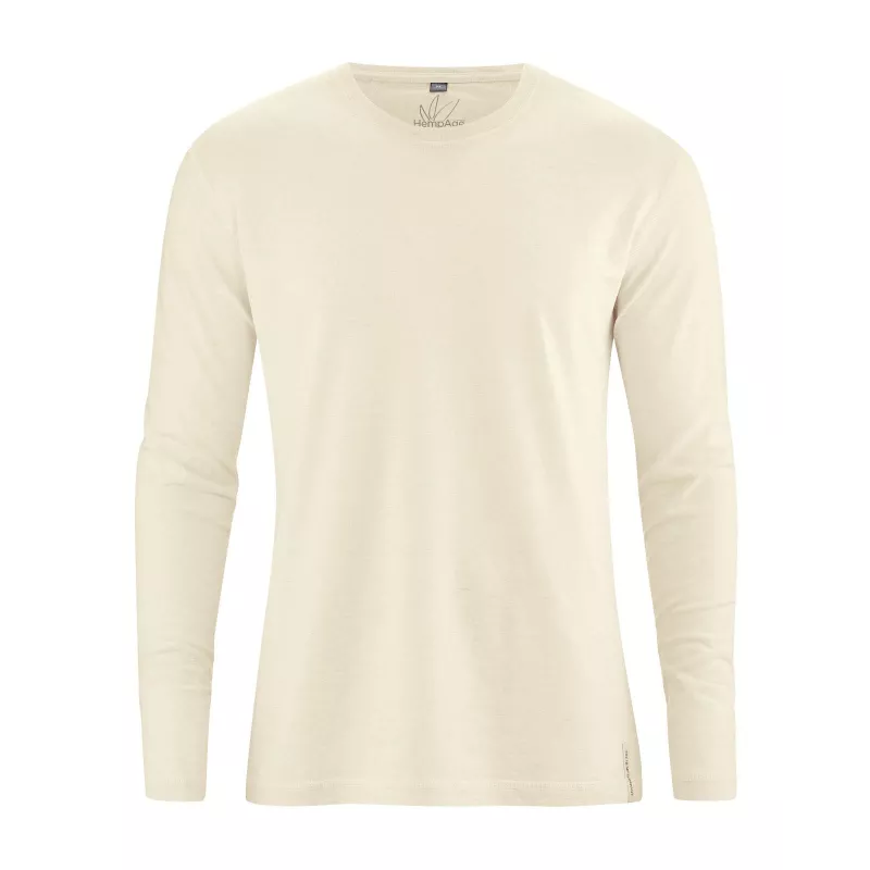 Camiseta de manga larga camiseta cáñamo