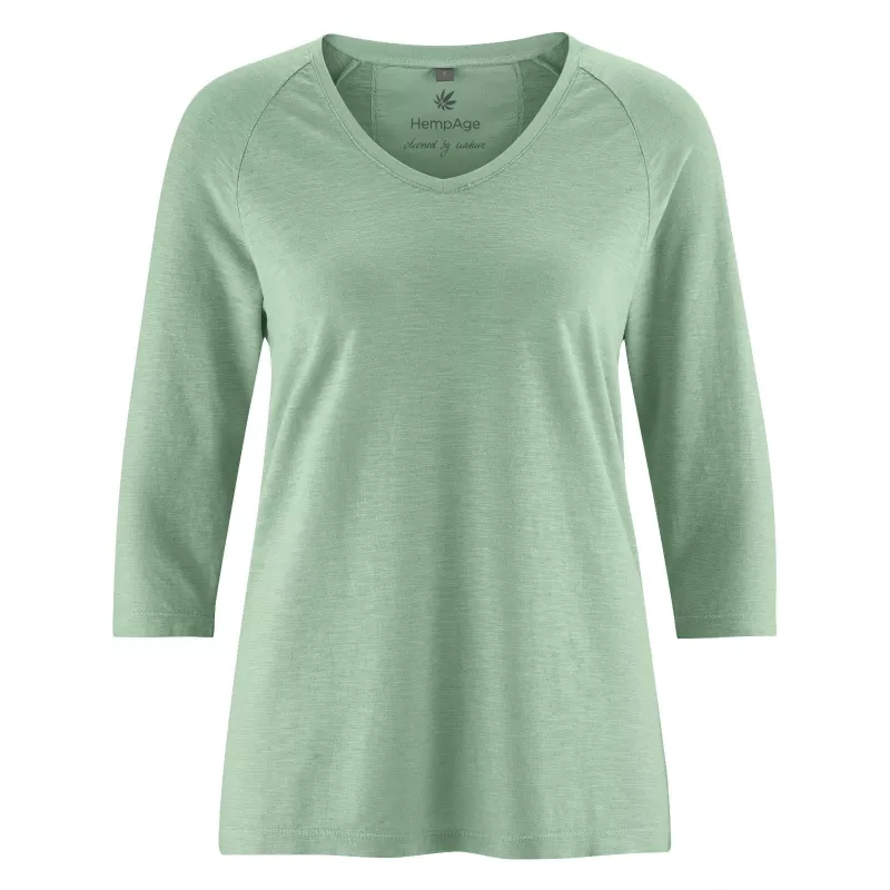 Raglan sleeve 3/4 t-shirt