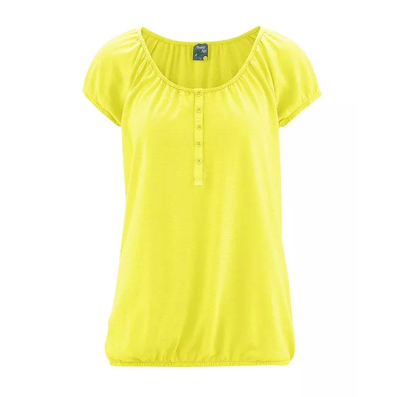 Sommerbluse Hanf/Bio-Baumwolle