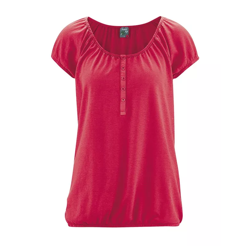 Sommerbluse Hanf/Bio-Baumwolle