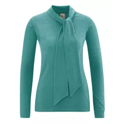 Women's long sleeve sweater with fantasy head hemp knot 2