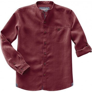 Chemise col mao - Pur chanvre