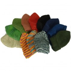 Pure hemp knit hat