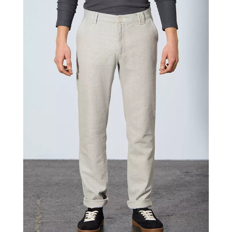 Chino Men's Pants Recycled Hemp, For an Ecological Gift