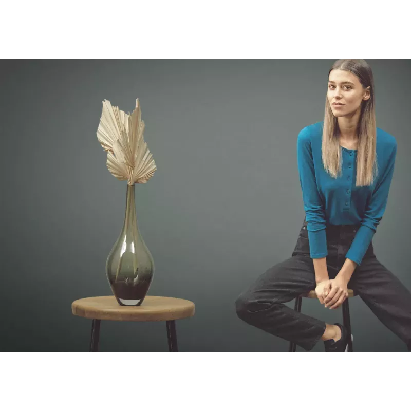 Langarm-T-Shirt mit Tastled Col