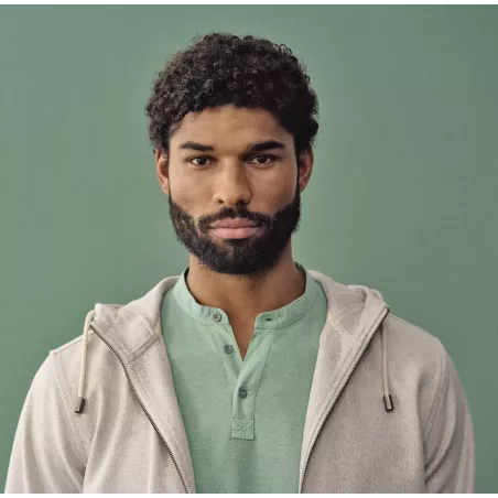 Men's sports jacket, recycled hemp and organic cotton