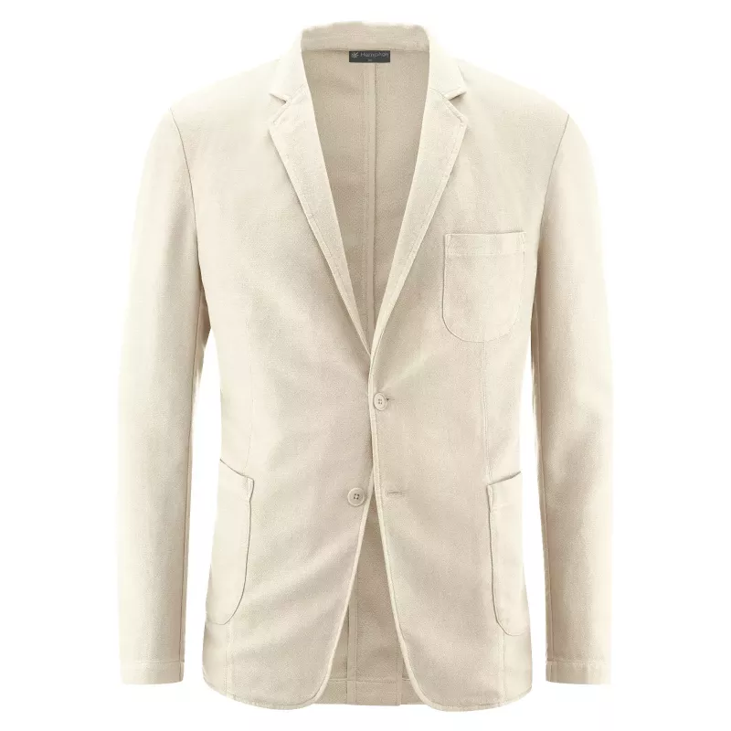 Very elegant costume jacket in hemp and organic cotton
