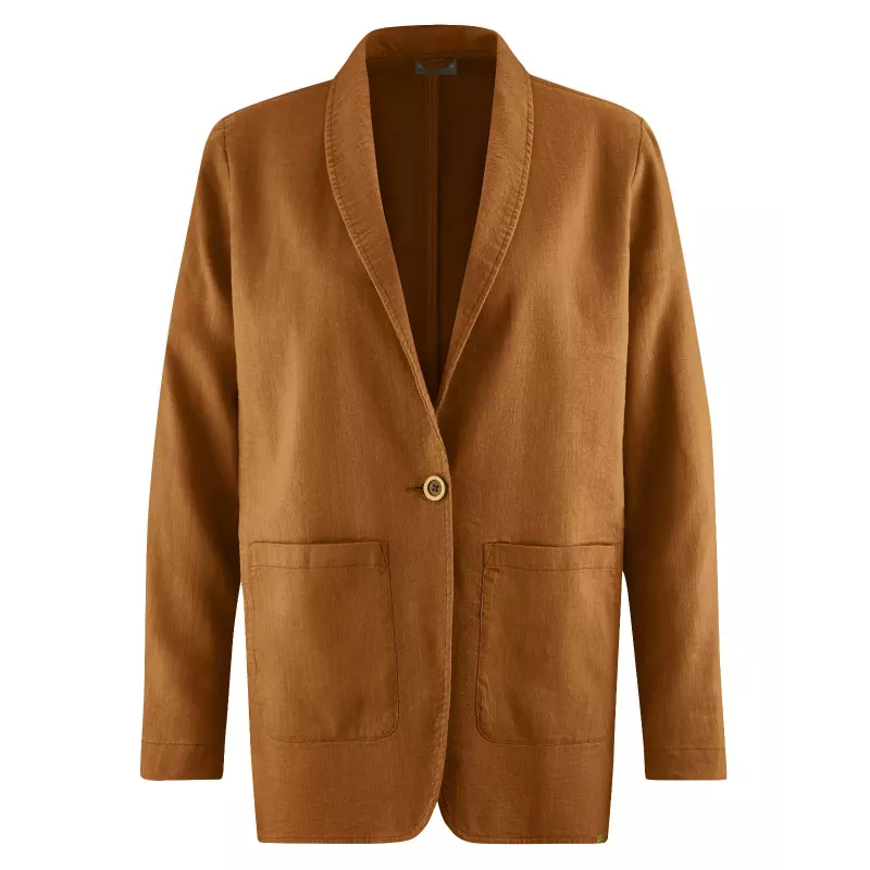 Chaqueta de blazer de heming de gran tamaño