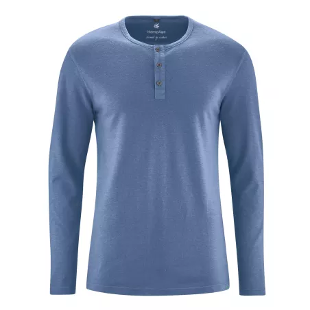 Henley Tee Shirt - Buttoned Man