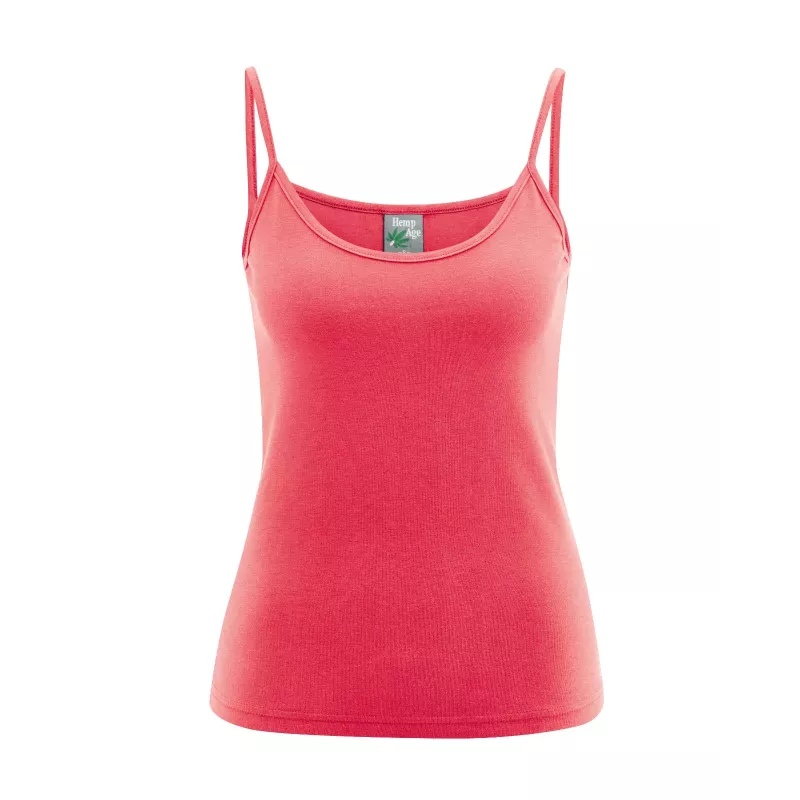 Top à bretelles coton bio et chanvre