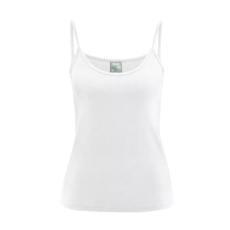 Top à bretelles coton bio et chanvre