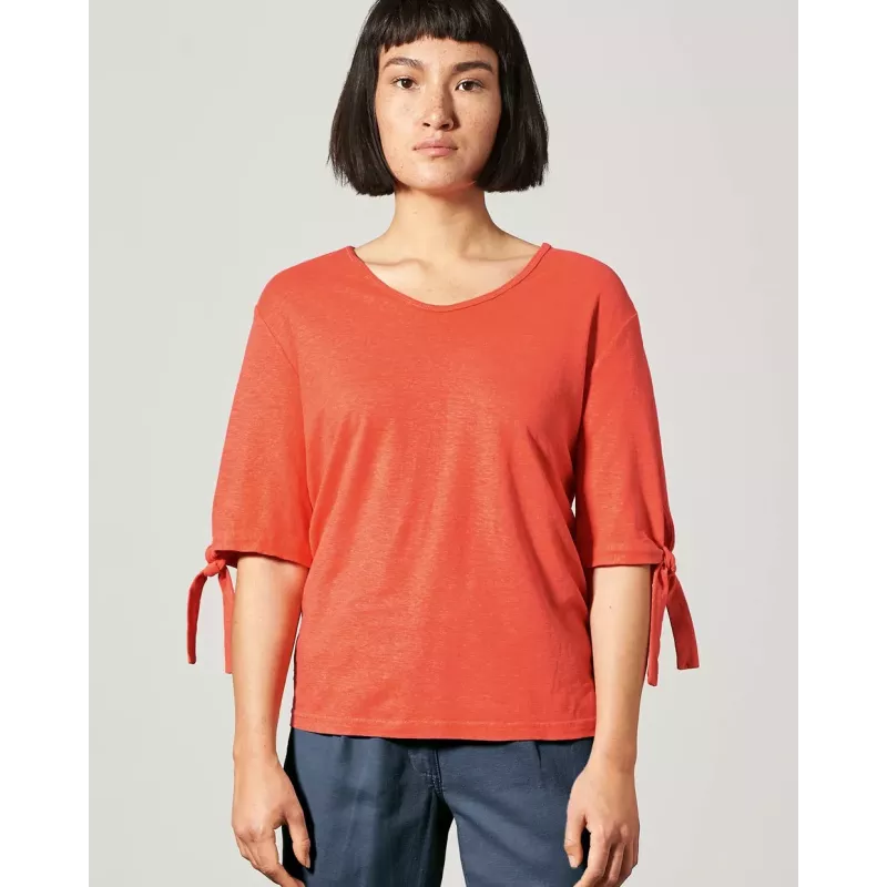 Halbarm-T-Shirt – Hanf